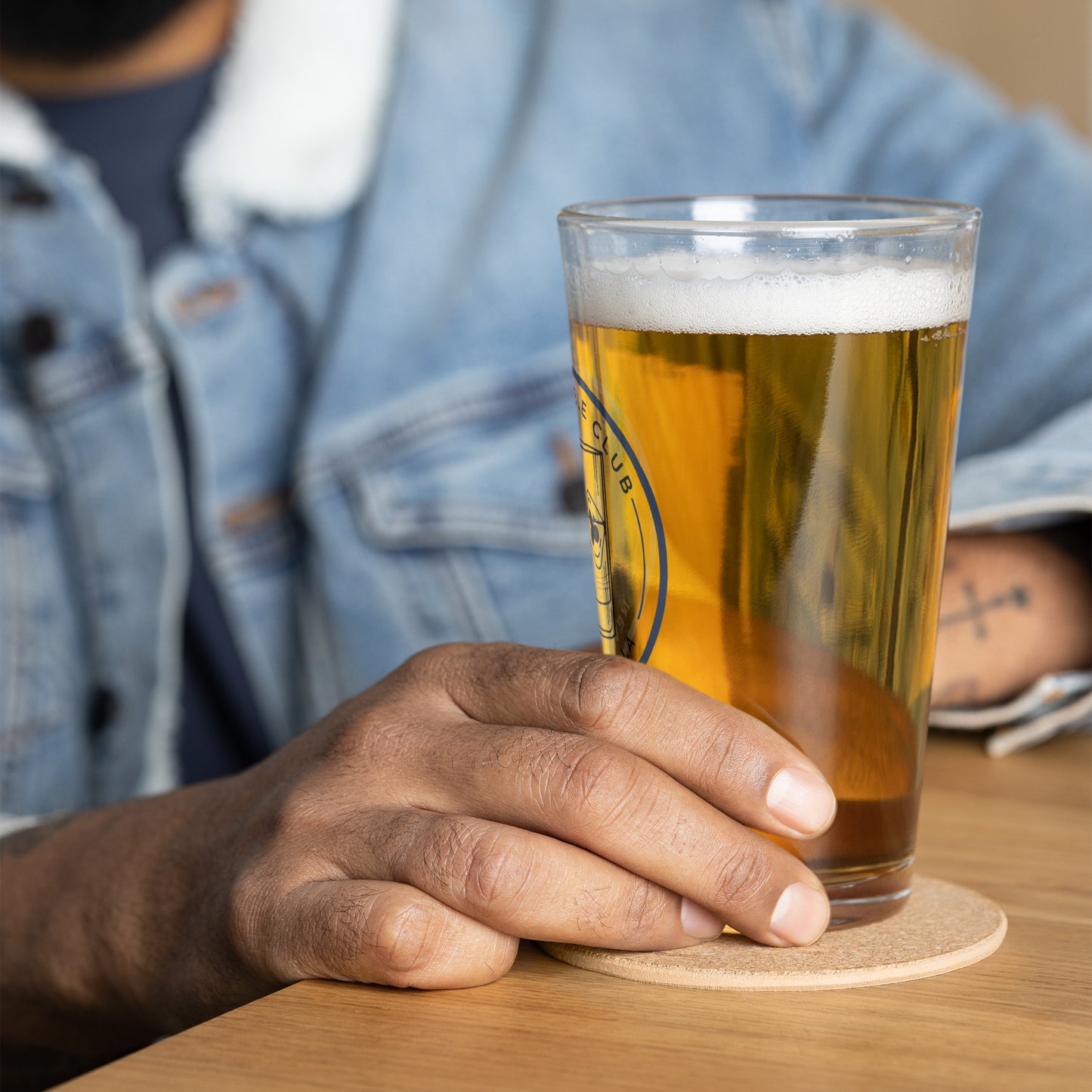 The Double Club Shaker Pint Glass